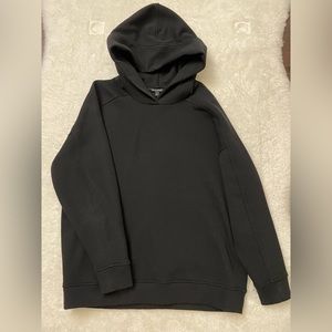 Banana Republic Black Fleece Oversized Hoodie, Women Size Large